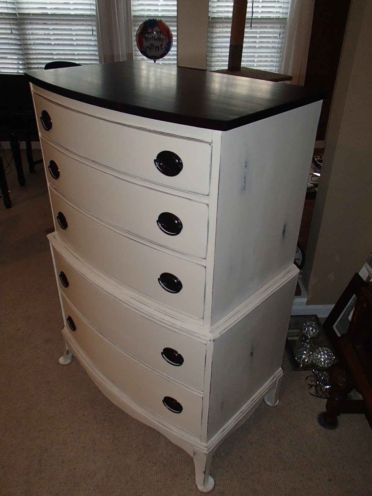 New Again Old White Antique Chest of Drawers