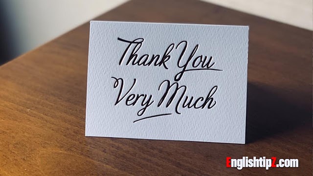 Various ways to respond to "thank you"