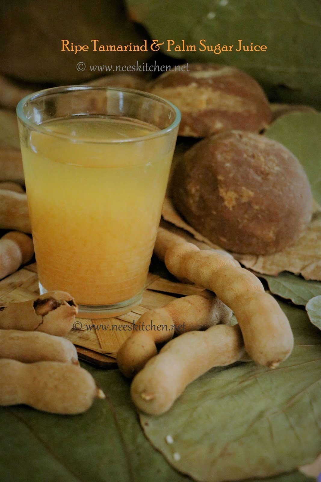 Ripe Tamarind and Palm Sugar Juice Nee's Kitchen