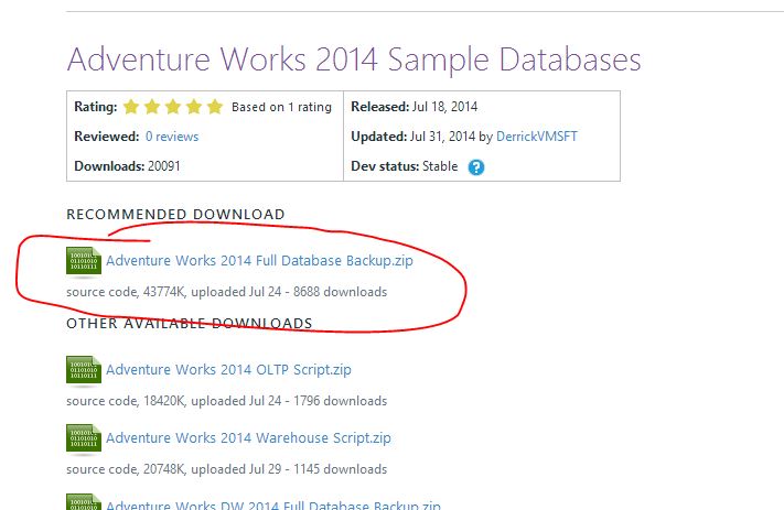 ADVENTURE WORKS 2014 ~ SQL SERVER
