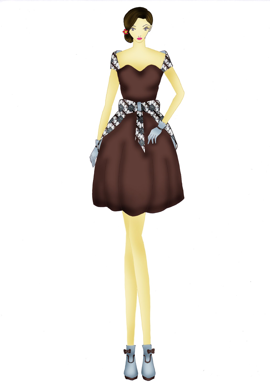 The World Of PoPo: Desain Busana Pesta