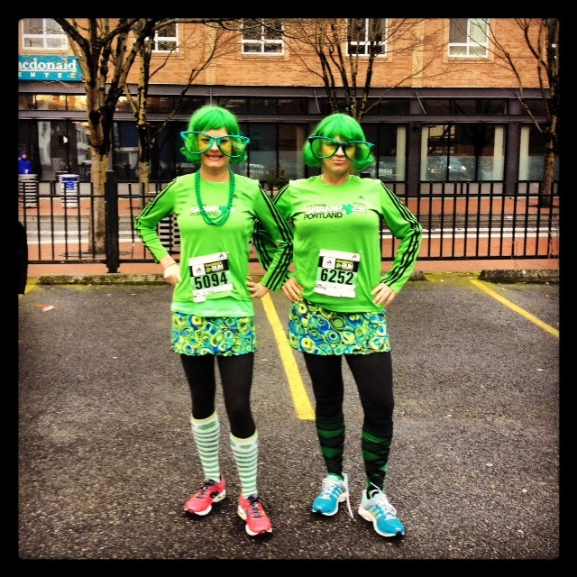 Sweet Spot Skirts Shamrock'ed It! Portland Shamrock Run 2014