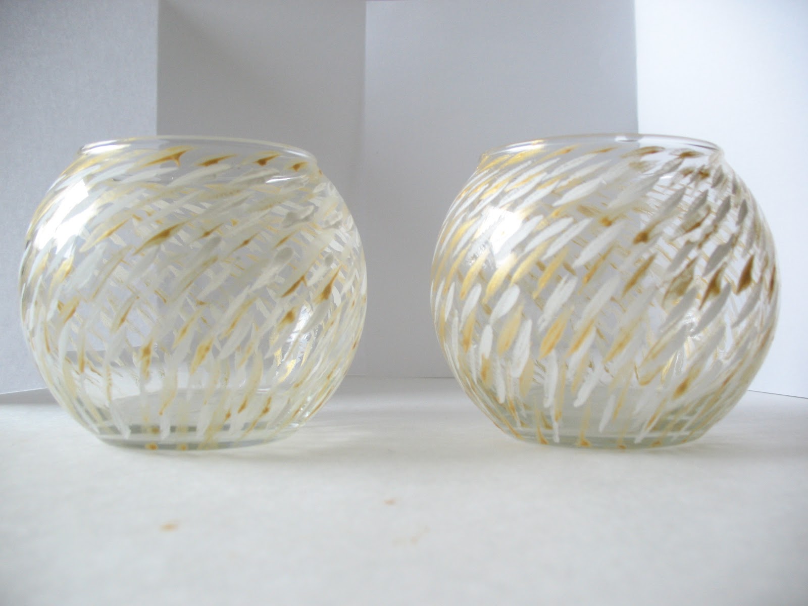  Designer's Oasis Painted Candle Holder