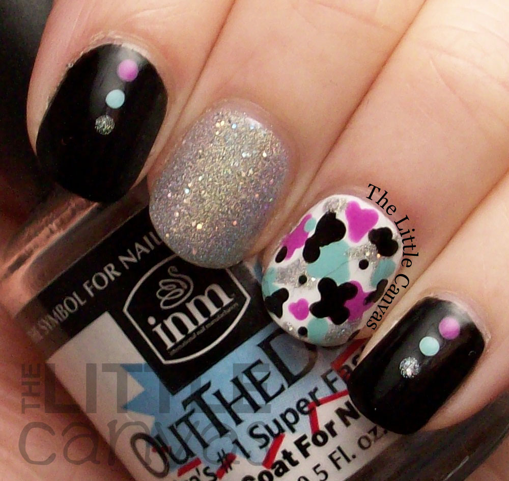 An Orly Hand Splatter Manicure - The Little Canvas