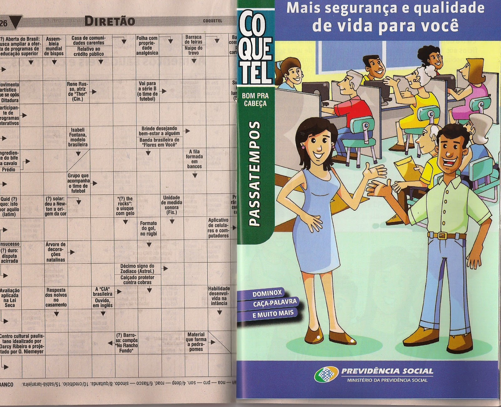 Coquetel - Quando você se distrai com uma revista ou livro