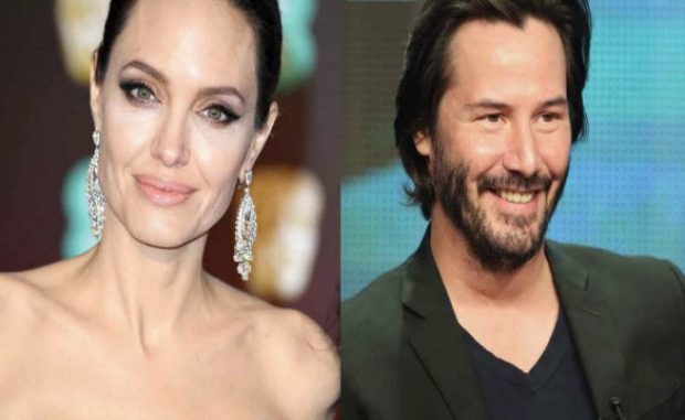 Angelina Jolie está buscando encarrilar su vida con Keanu Reeves