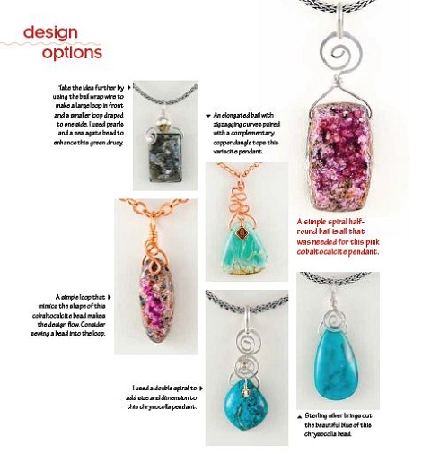 Book Review - Build Your Own Wire Pendants - The Beading Gem's Journal