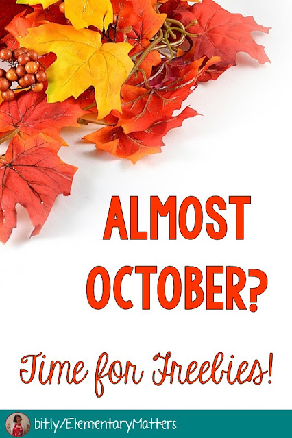 Time for some freebies: Here are 6 different freebies with an October theme, including brain breaks, task cards, counting, phonics, and informational text!