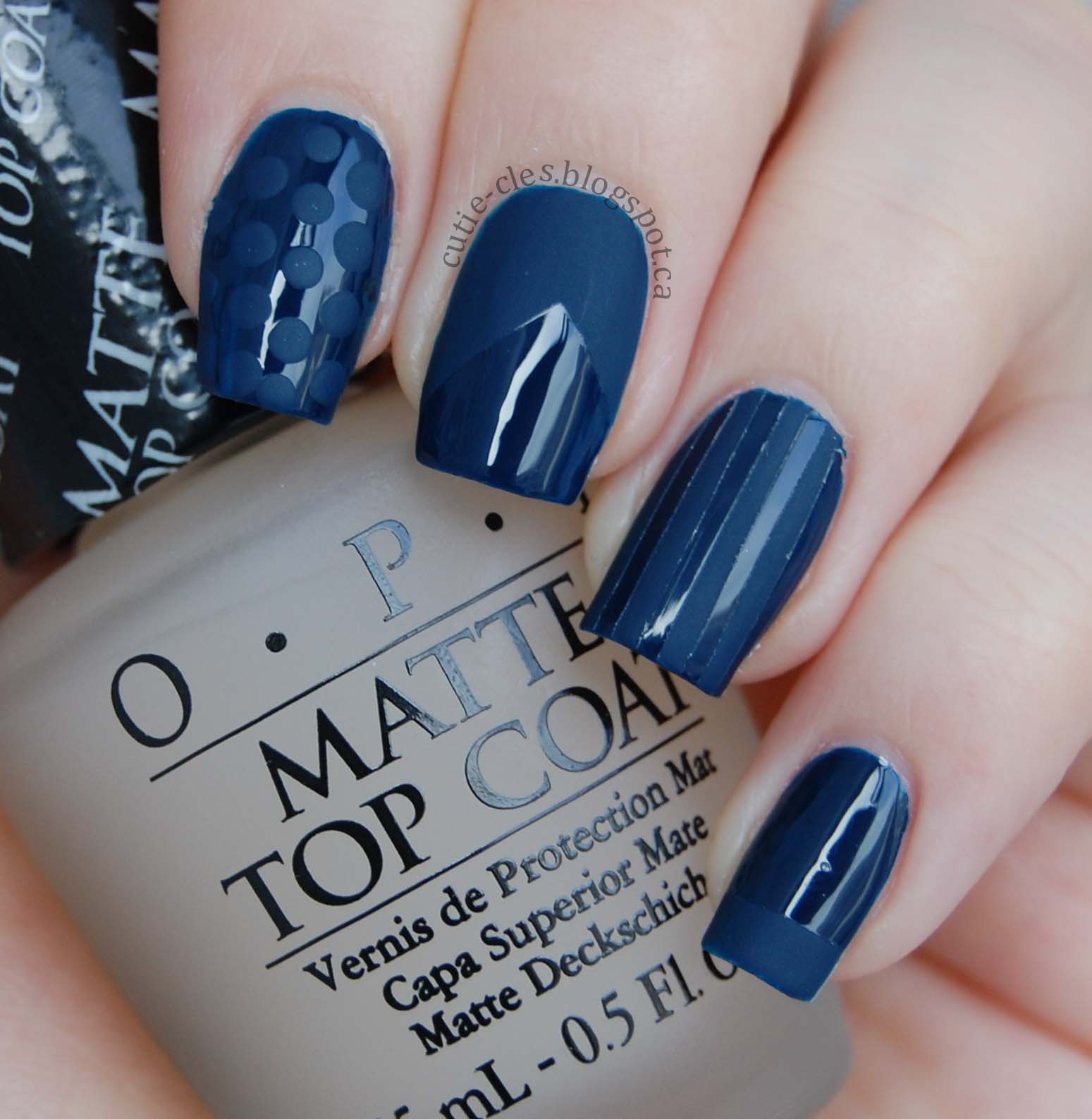 Paleberry: OPI Matte Top Coat - Swatches & Review