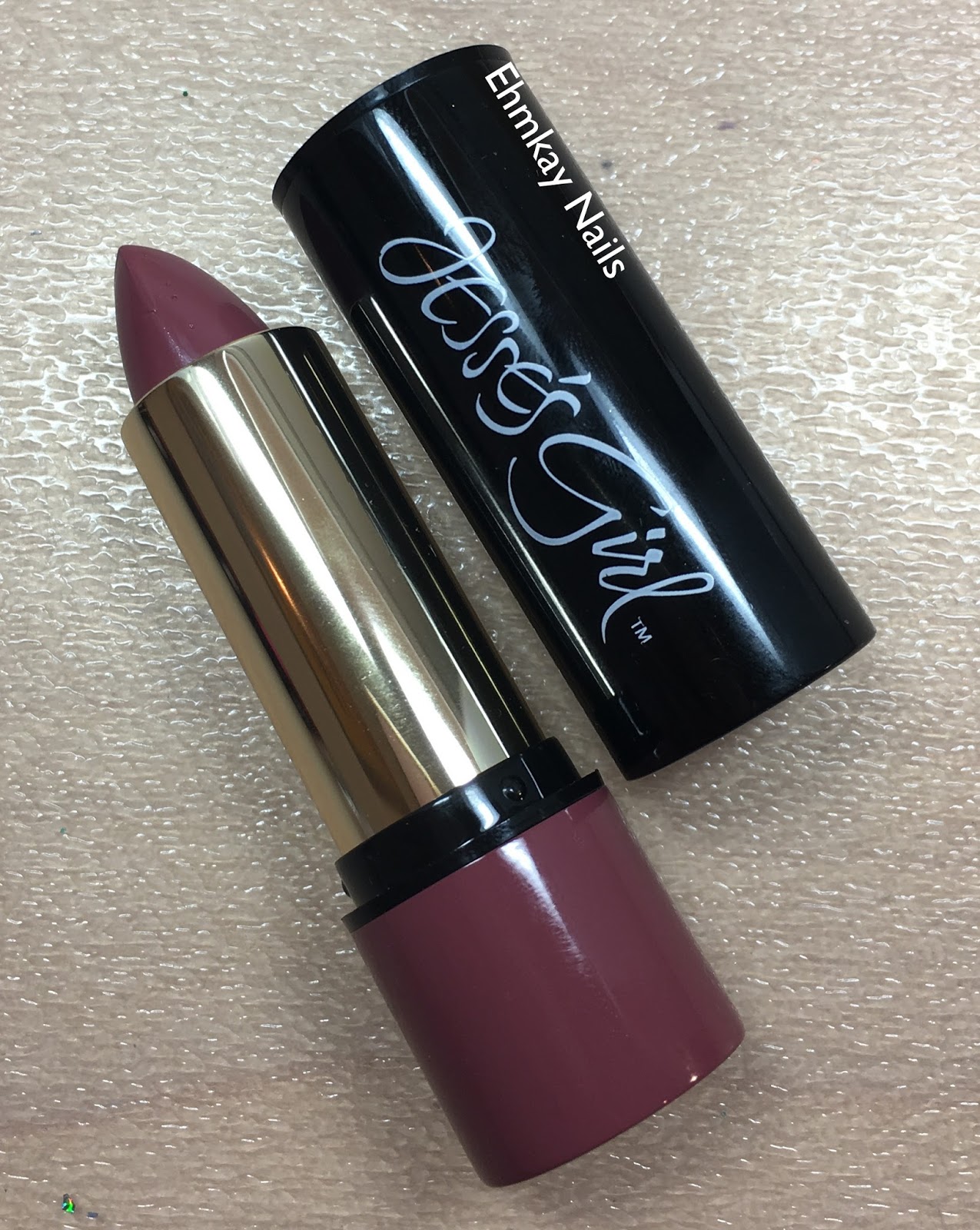 ehmkay nails Jesse’s Girl Lipsticks and Glow Stix, Swatches and Review