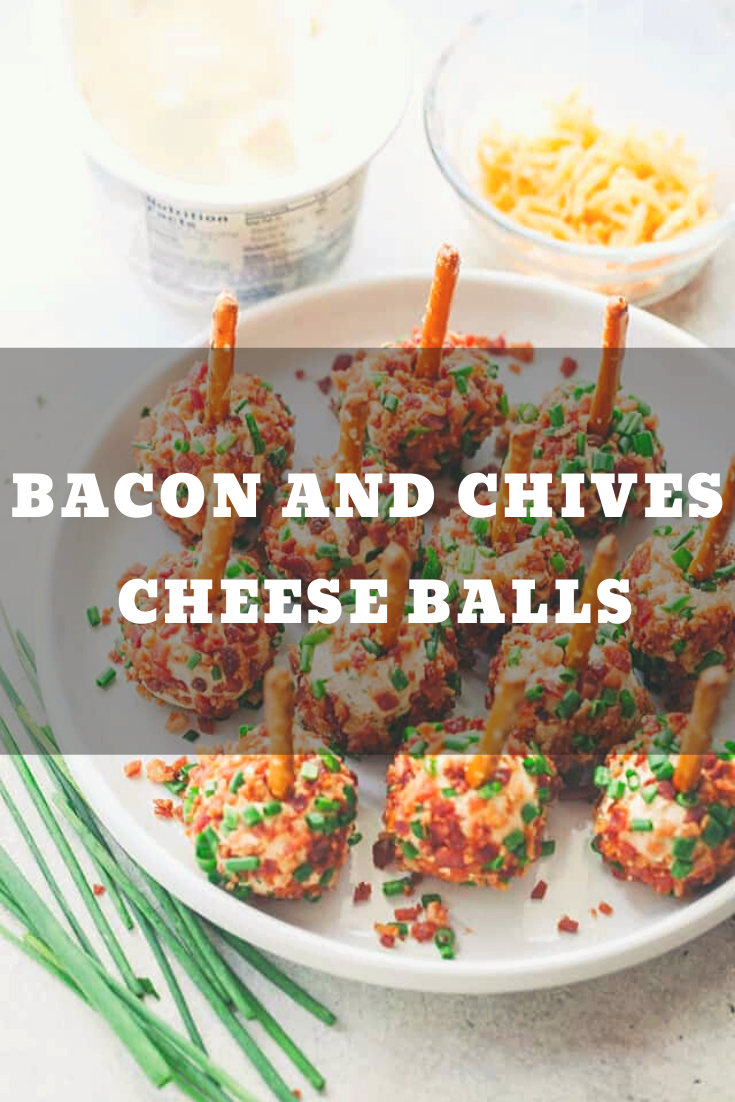 Bacon and Chives Cheese Balls Recipe