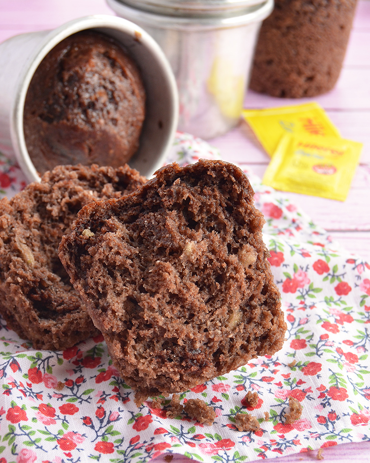 Muffins de banana, coco y chocolate sin azúcar / Recetas dulces, fáciles y ricas! / Tres Tenedores