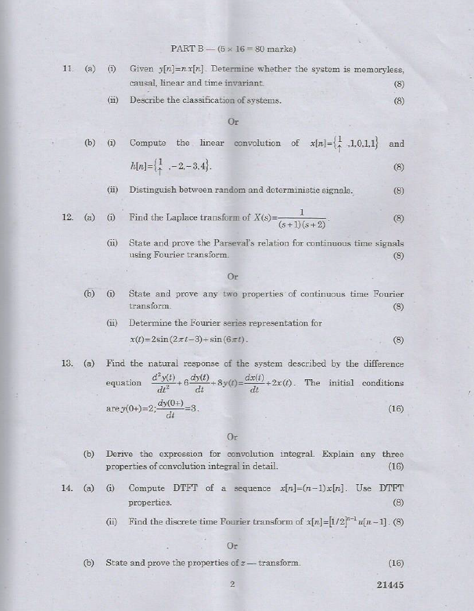 EC2204 Signals and Systems Nov Dec 2015 Question Paper - University ...