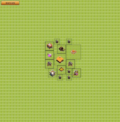 Base Clash of Clans Town Hall 1 Base Clash of Clans Town Hall 1
