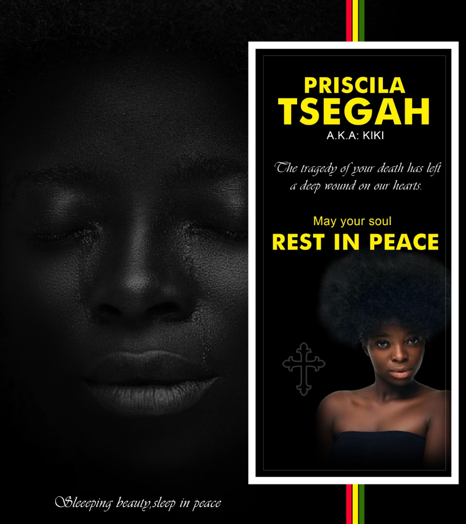 <img src="Priscilla Tsegah.png" alt="Sad News: A missing final year student of Gh Media School Was found dead - EweGhana.">