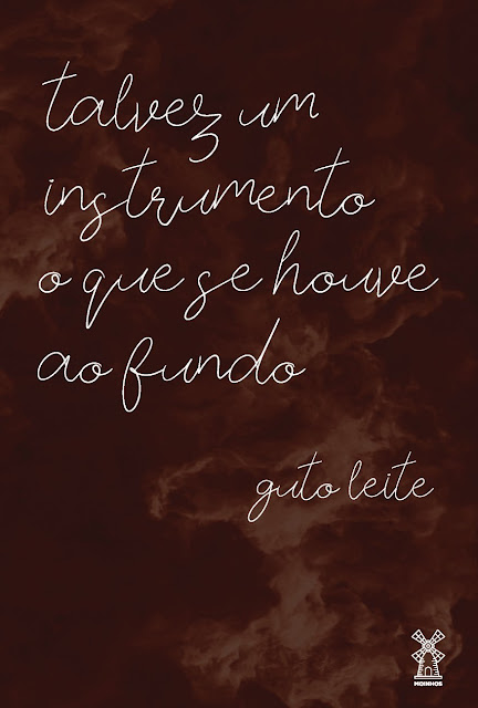 talvez um instrumento o que se houve ao fundo - Guto Leite