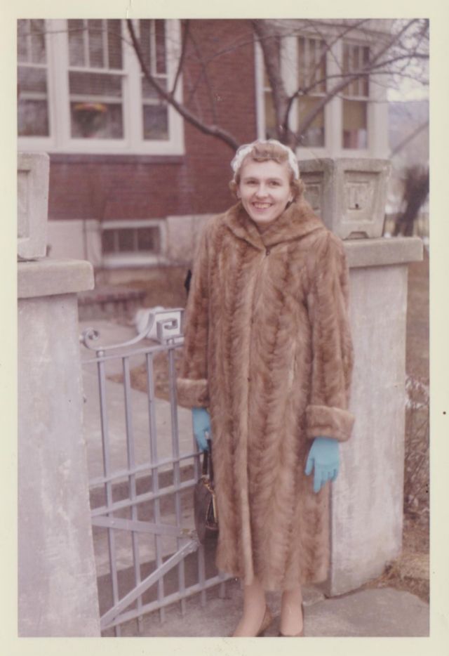 Vintage Snapshots of People Wearing Mink Coats Vintage Everyday