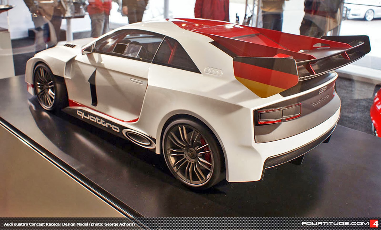 Audi Quattro Concept Rally. Car Design Model