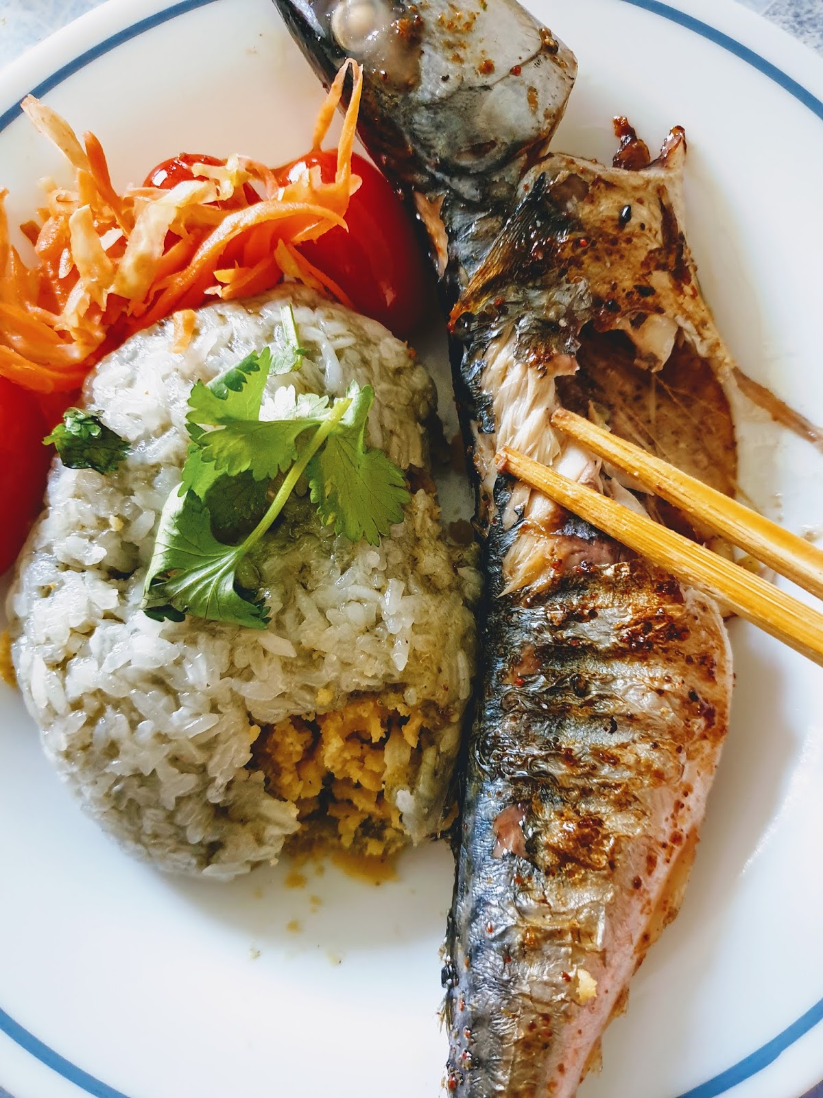FloViCook: Maquereaux grillés;façon plancha