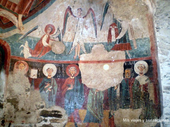 Frescos iglesia San Serni de Baiasca, Pirineo Catalan