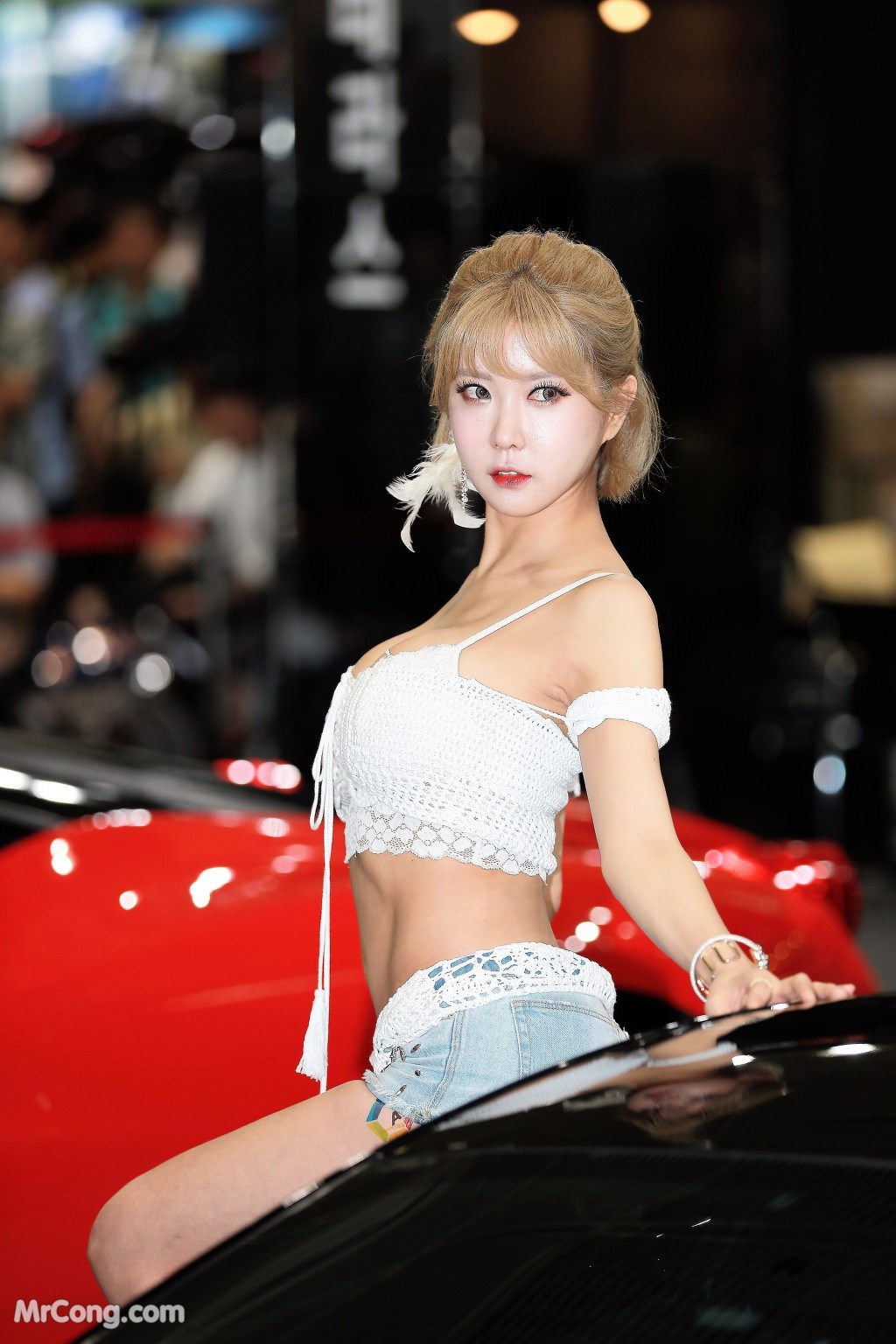 Heo Yoon Mi&#39;s beauty at the 2017 Seoul Auto Salon exhibition (175 photos) photo 7-14
