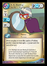 My Little Pony A. K. Yearling, The Pen is Mightier Marks in Time CCG Card