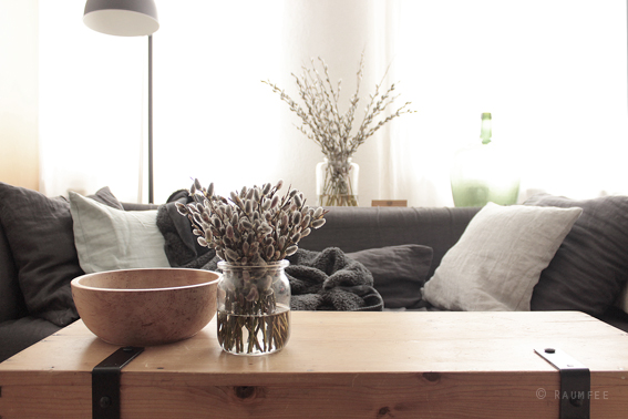 Raumfee: Die Weidenkätzchen.