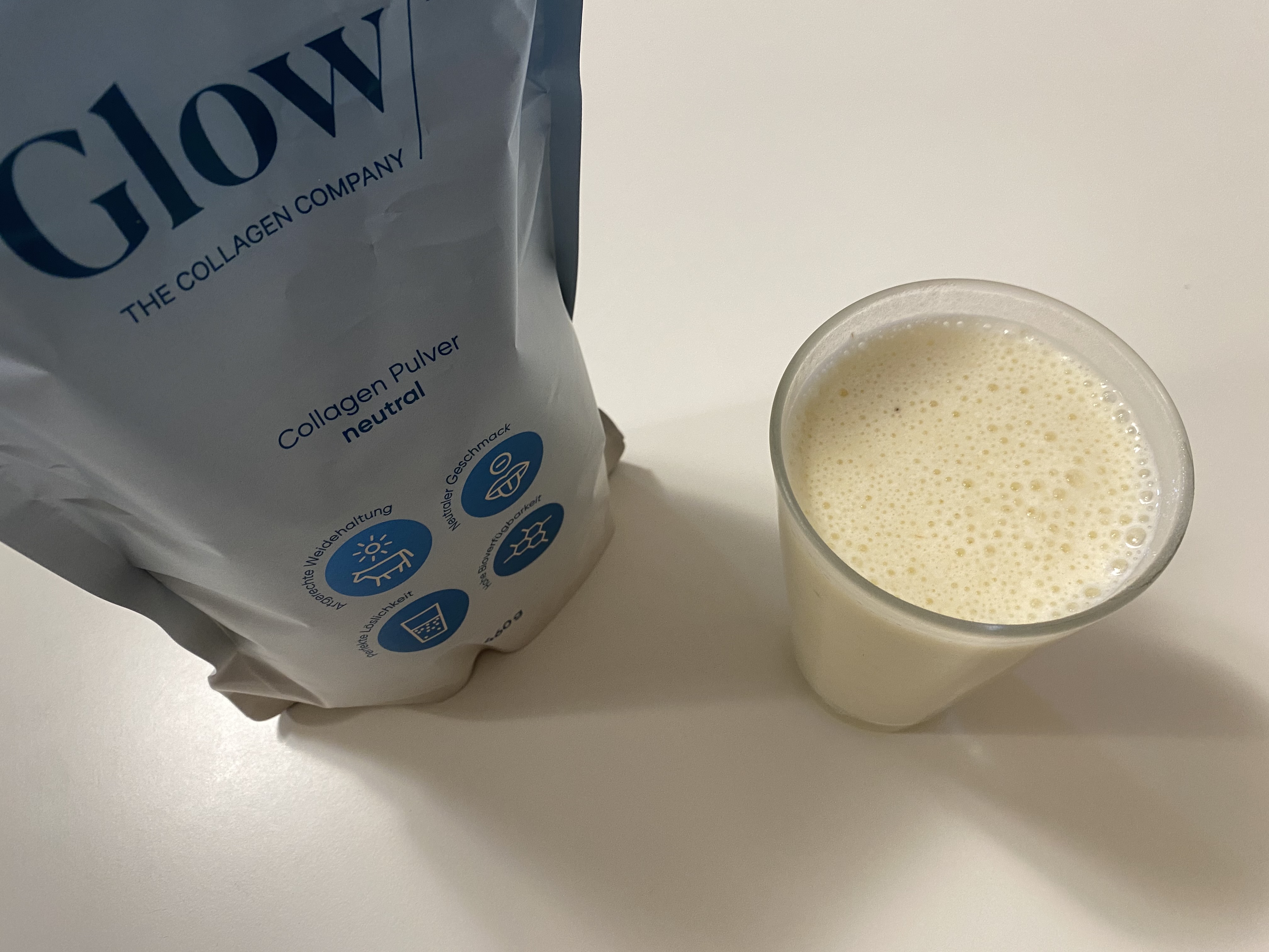 Produkttest Glow/25 Kollagen