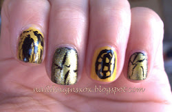 nail designs bruins finger blurry sorry came sure hands both did why they