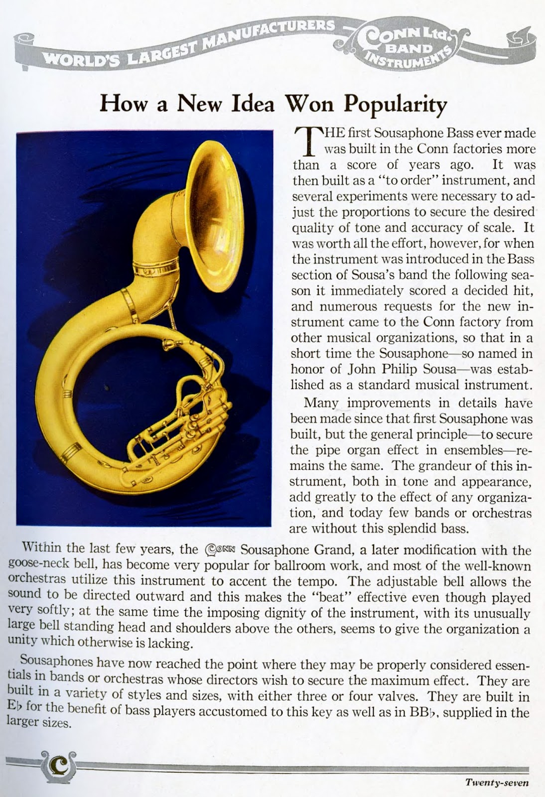 Strictly Oompah The curious confusion of Conn