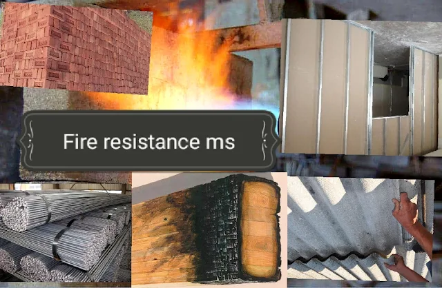 المواد المقاومة للحريق المستخدمة في البناء