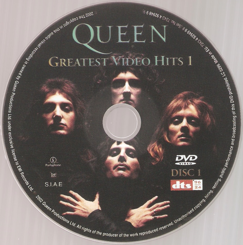 QueenHouse85 Queen Greatest Video Hits 1 (2DVD)