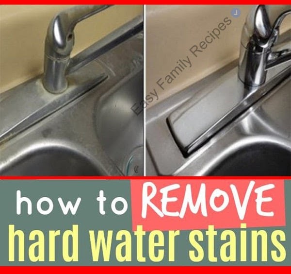 Genius 1Ingredient Solution To Cleaning Hard Water Stains