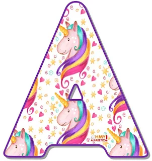 Abc de Unicornio. Unicorn Abc.