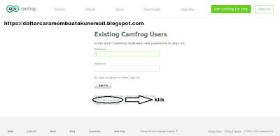 CARA RESET PASSWORD CAMFROG 