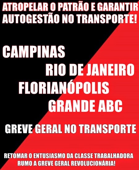 GREVE GERAL NO TRANSPORTE