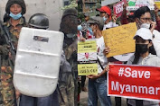 Demo Berdarah, Polisi Myanmar Tembak Mati 38 Demonstran