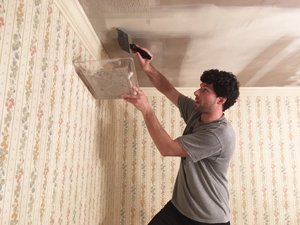 Removing Popcorn Ceilings How We Did It Bean In Love
