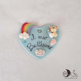 Targa Legno A Cuore Con Supporto Piegato In Plexiglass Twist3 H210 - Foto 3