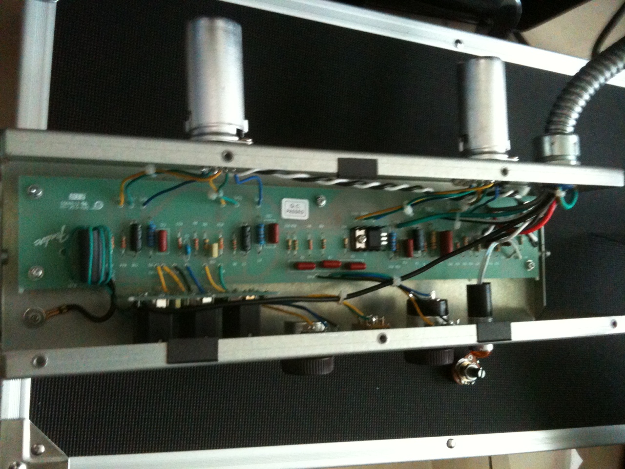 On a shoestring project Fender Excelsior tone pod mod