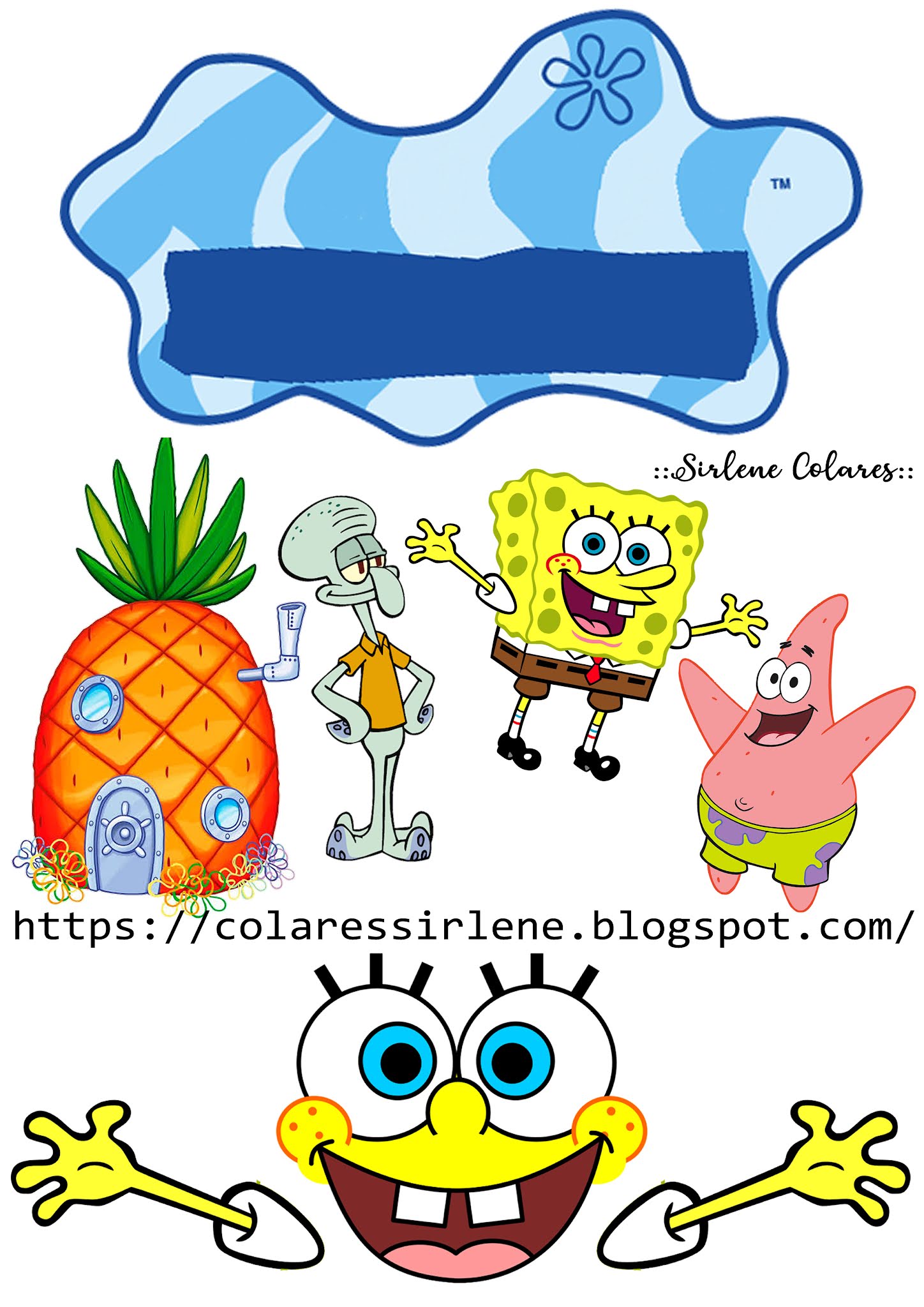 Topo de bolo para imprimir grátis infantil e adulto bob esponja Topo de bolo para imprimir grátis infantil e adulto bob esponja