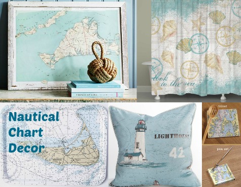 Nautical Chart Decor