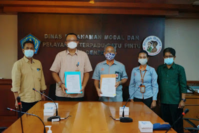 Pandemi Covid-19 DPMPTSP Jalin Kerjasama Dengan PT Pos Indonesia Guna Maksimalkan Pelayanan Perijinan Masyarakat