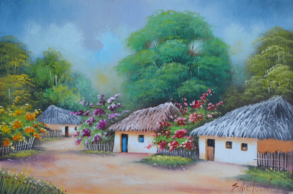 Cuadros Modernos Pinturas y Dibujos : Imágenes De Paisajes Al Óleo Con