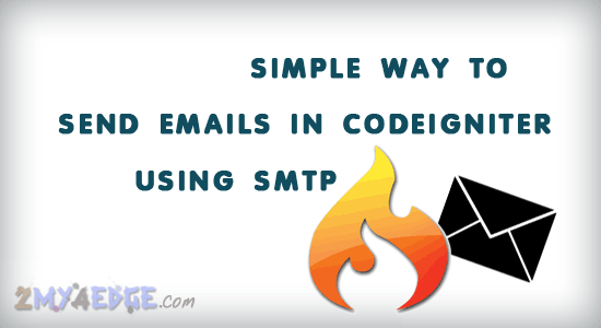 Send email using Codeignter