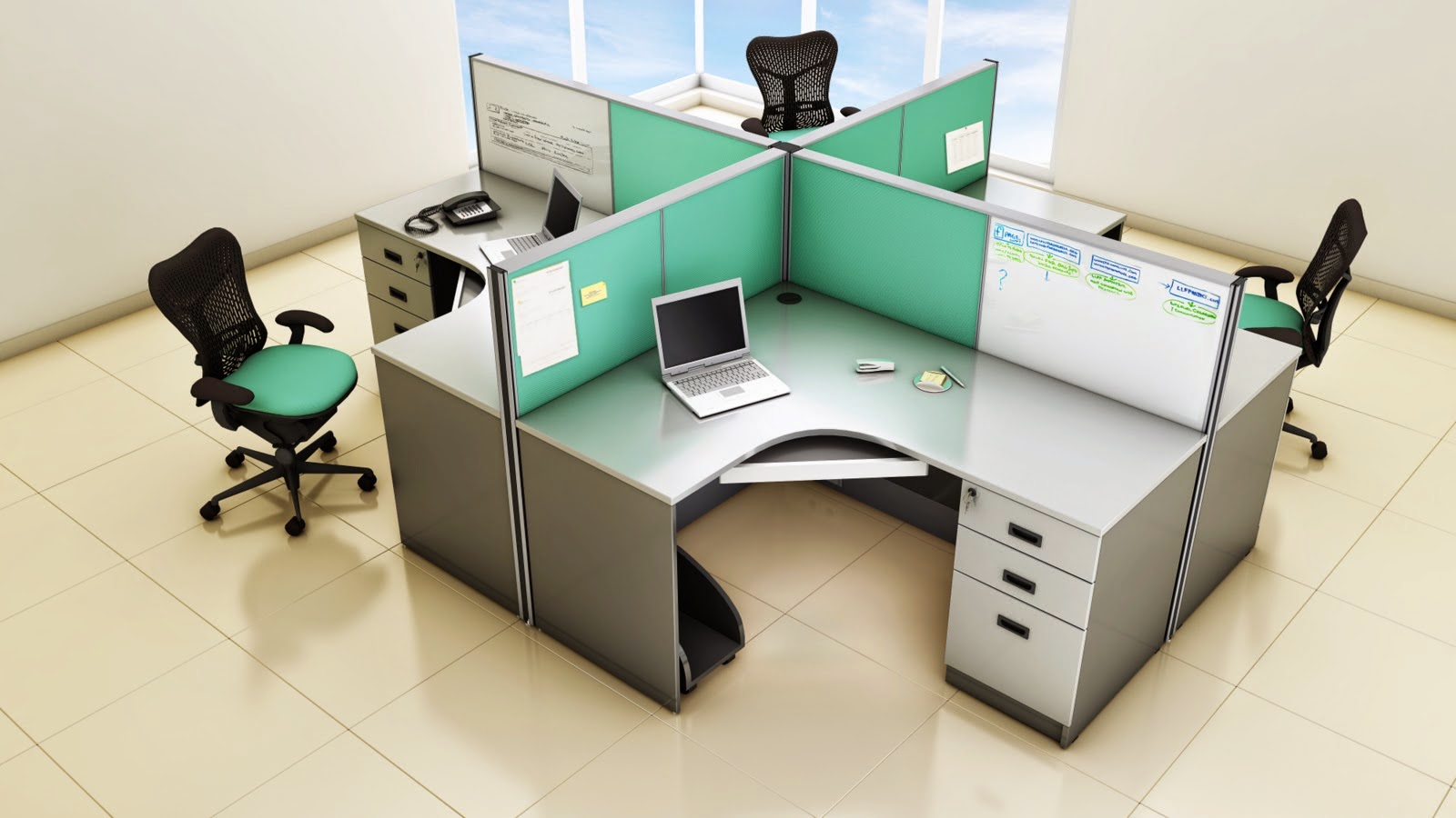 Modular Office Furniture Home Decor Model