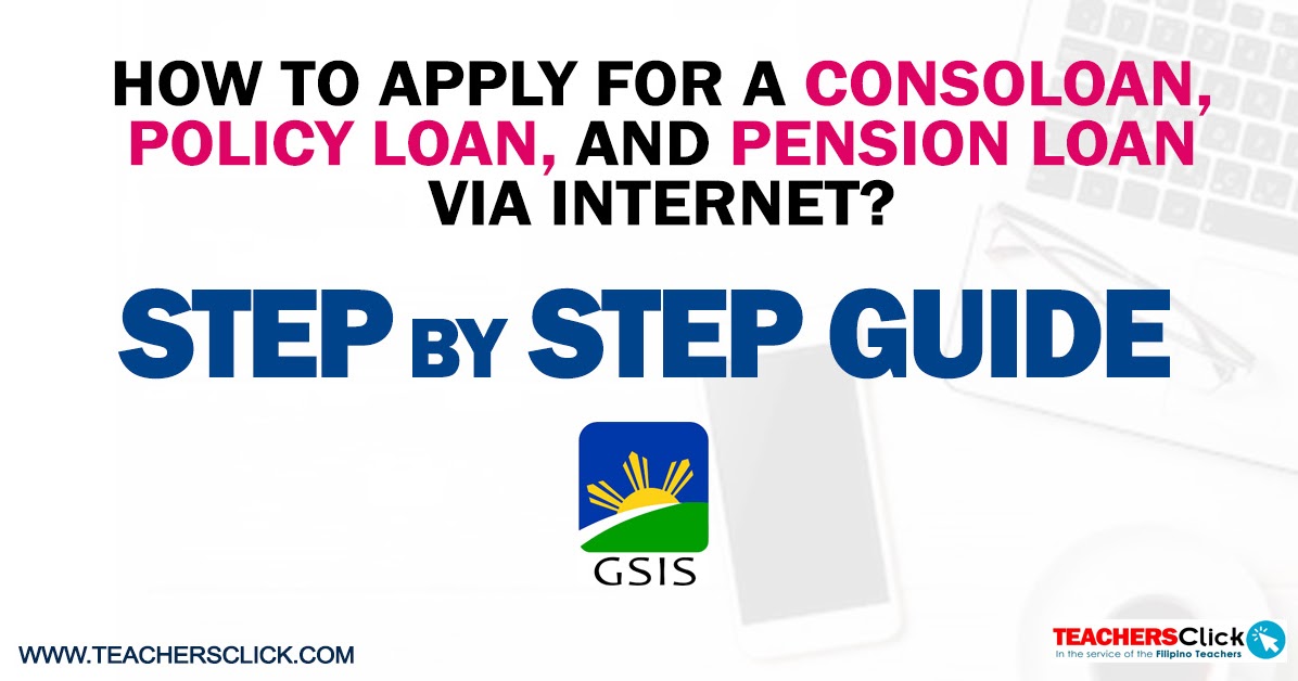 4 EASY STEPS to apply for GSIS loans online Teachers Click