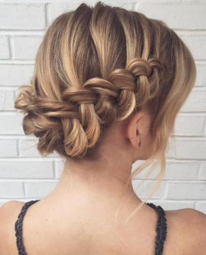 Waterfall Braid Updo Waterfall Braid
