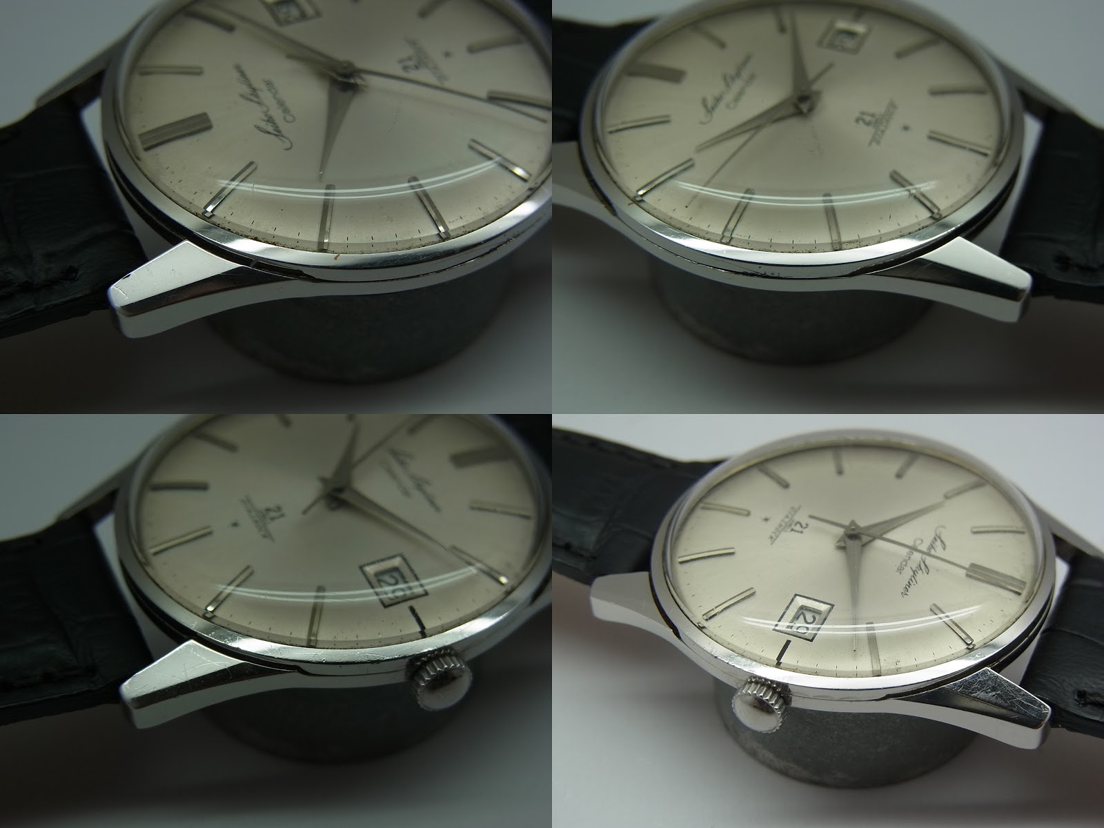 Antique Watch Bar SEIKO SKYLINER CALENDAR DIASHOCK 21 JEWELS HAND
