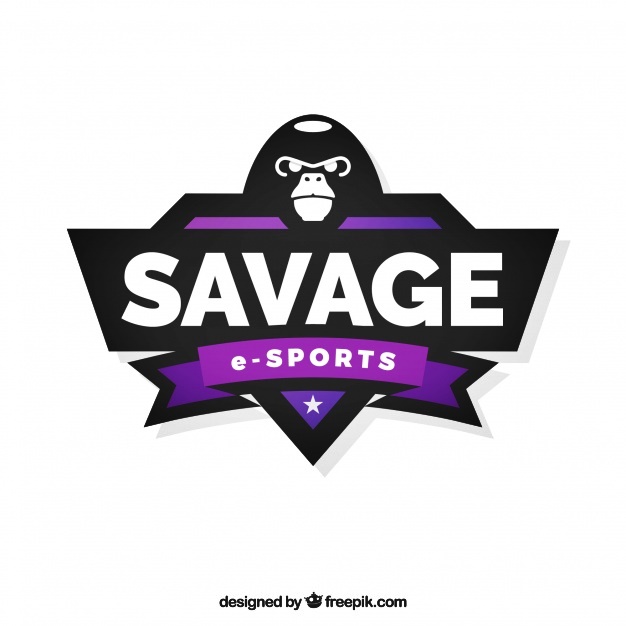 Logo Menatahan Polos Esport Savage Gaming